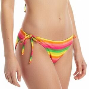 L*Space Women's Lily Striped Full Cut Swim Bottom Separates, S